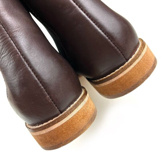 Like new ASOS Brown Leather Chelsea Boots size 9 - Picture 6 of 8